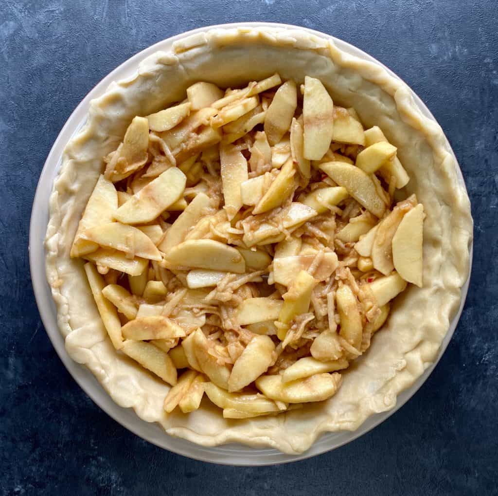 Apple pie homemade filling