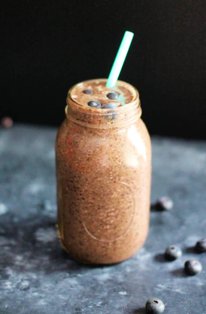 blueberry vegan smoothie