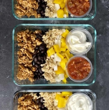 Turkey Taco Meal Prep Bowl - Eating Bird Food