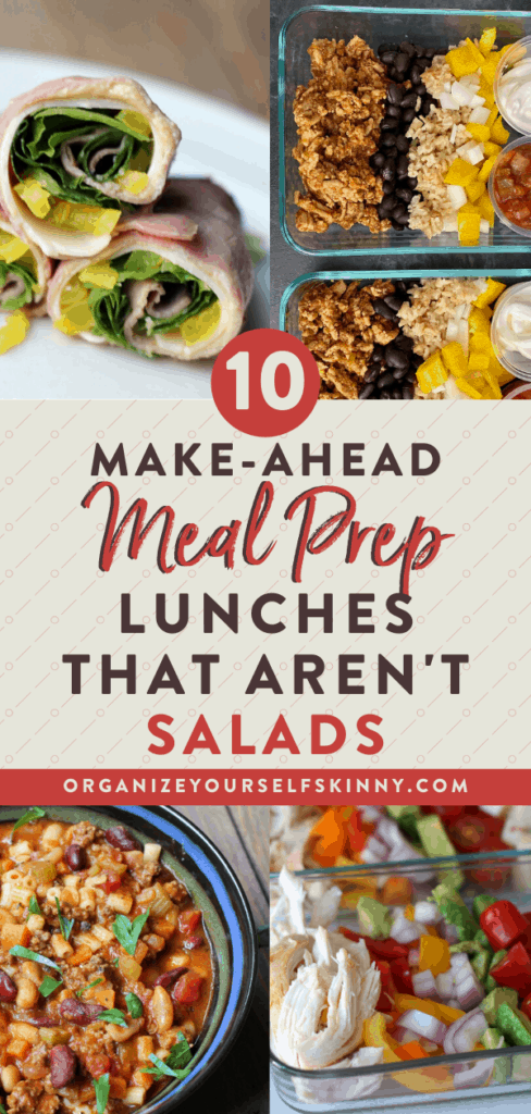 Healthy Lunch Meal Prep Recipes - Organize Yourself Skinny