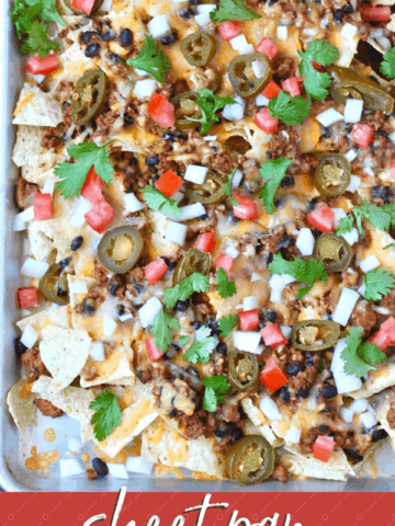 Sheet pan nachos