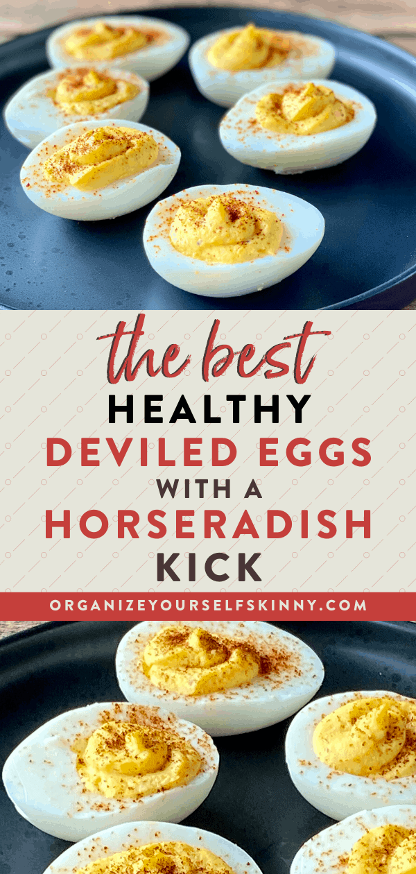 Healthy Deviled Eggs with Horseradish
