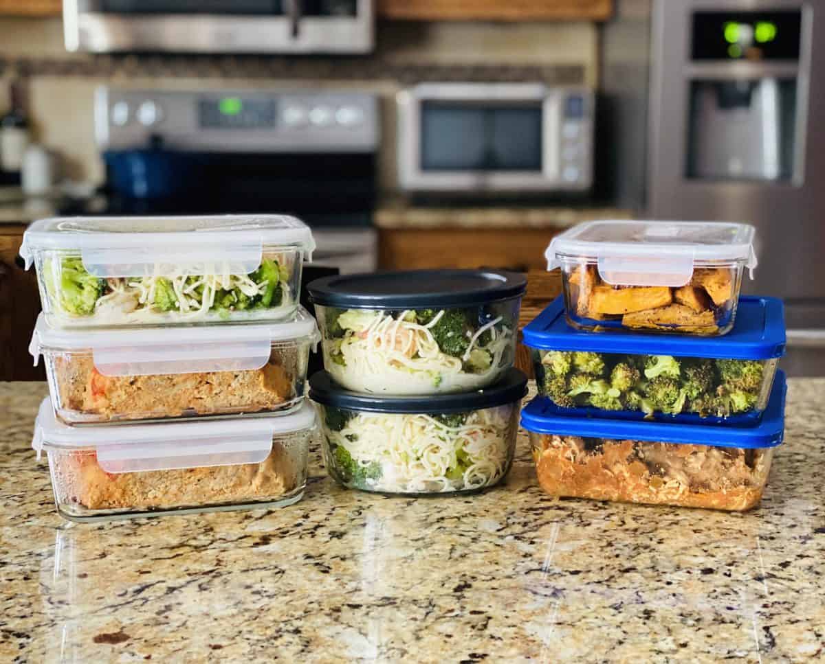 Meal Prep for the Week in containers