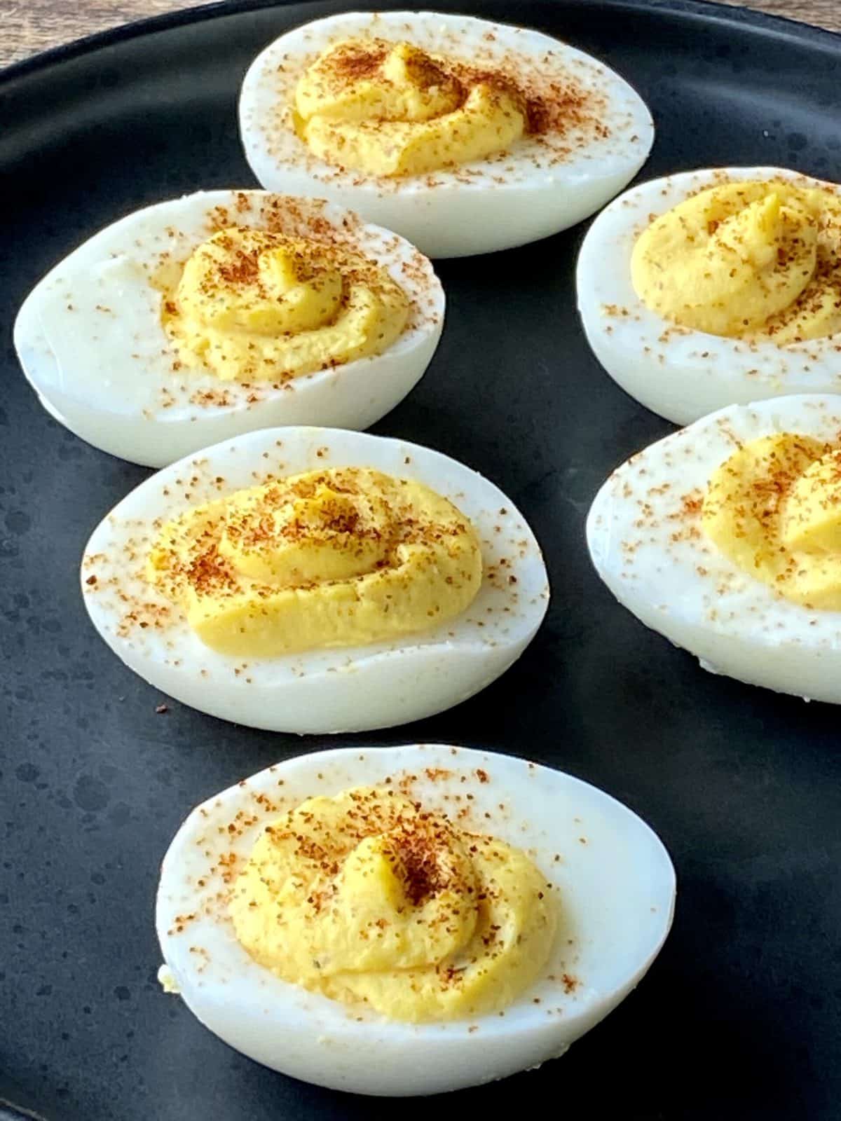 Healthy Deviled Eggs with Horseradish Organize Yourself Skinny