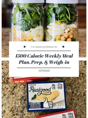 1500 calorie weekly meal plan