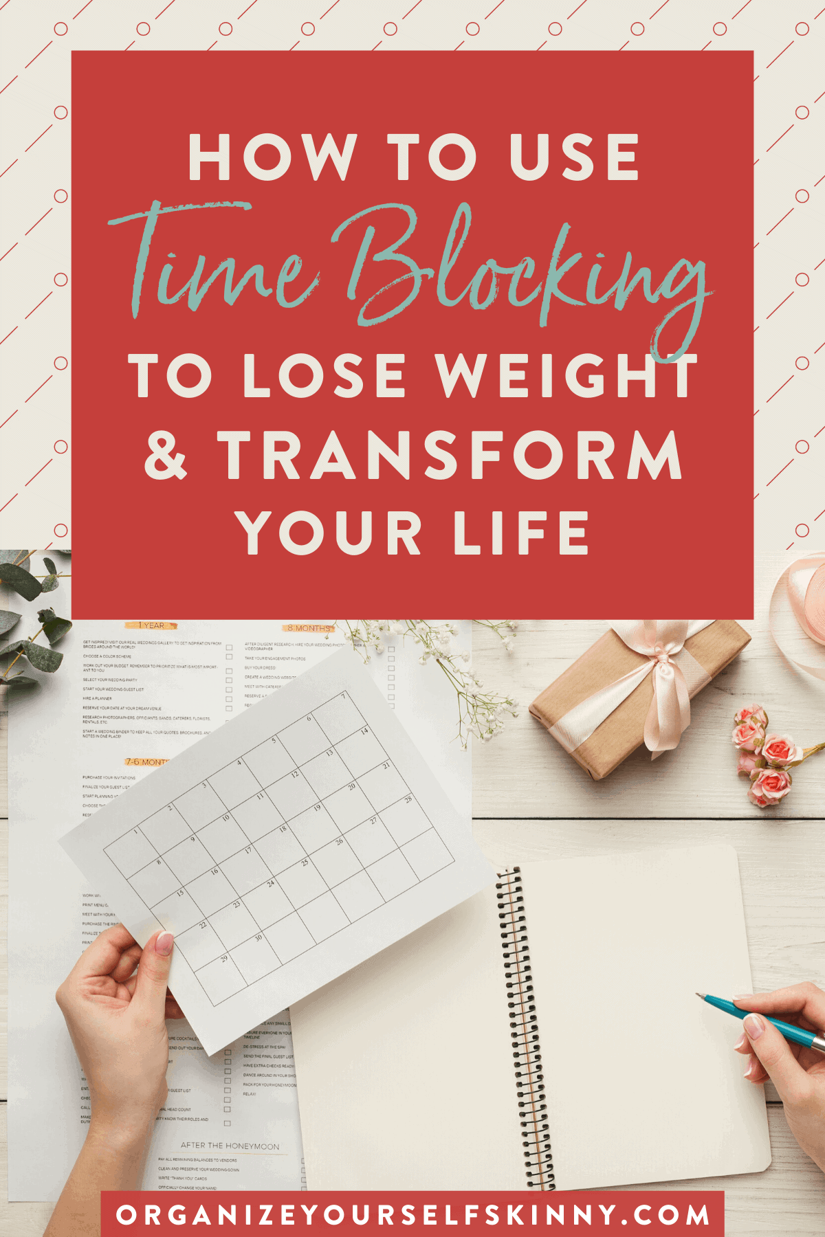 how to use time blocking to lose weight