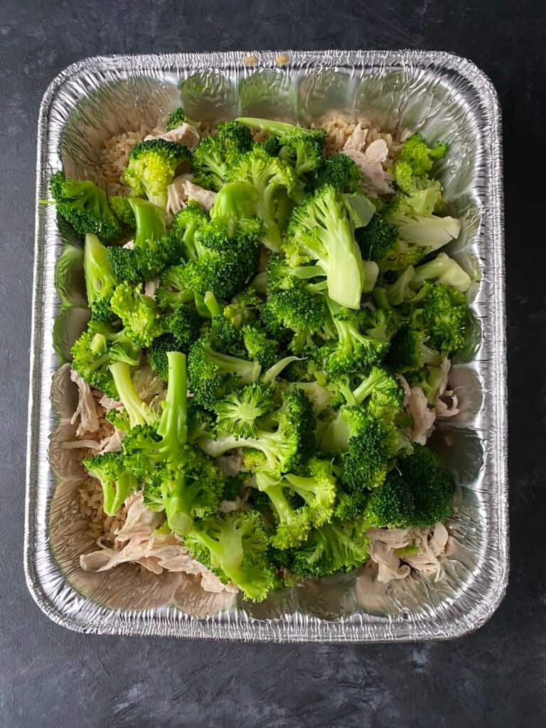 Broccoli and chicken freezer casserole