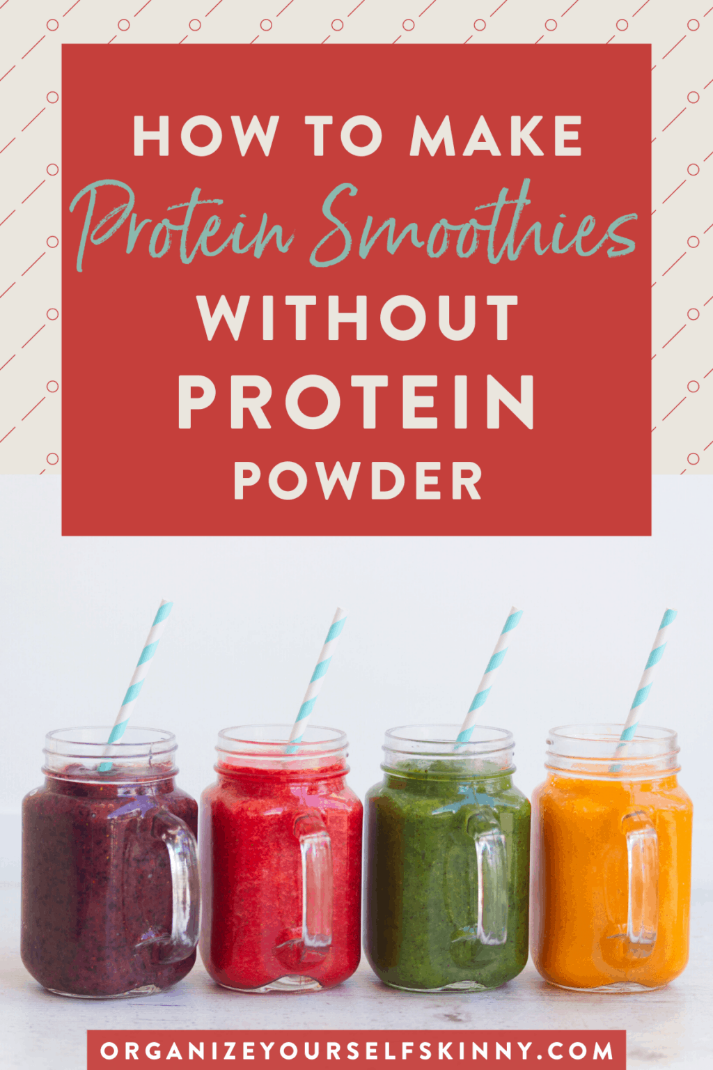 High Protein Smoothie Recipe Without Protein Powder Organize Yourself