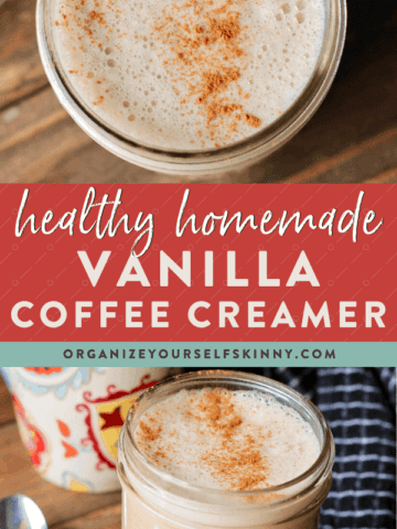 Healthy Homemade Vanilla Coffee Creamer
