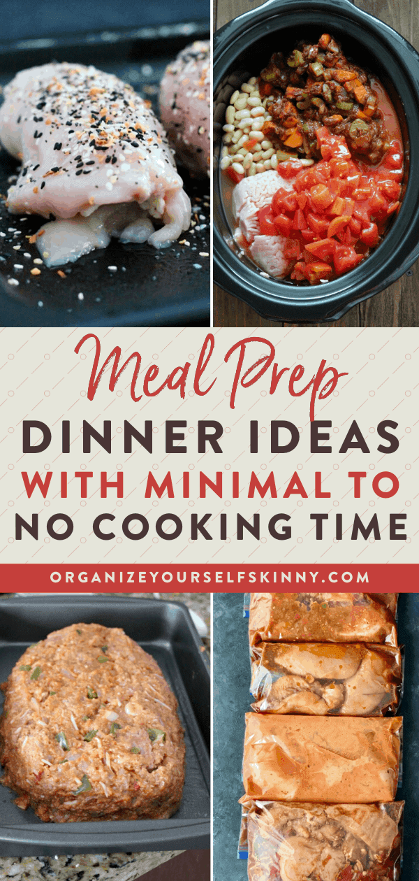meal prep dinners ideas with little to no cooking time