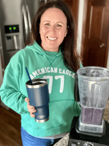 Best Blender For Smoothies A picture of Tammy with Vitamix.