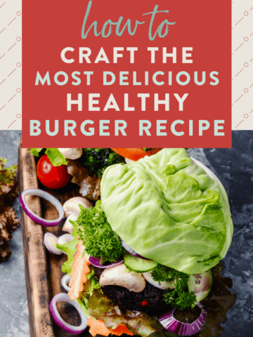 healthy burger recipe