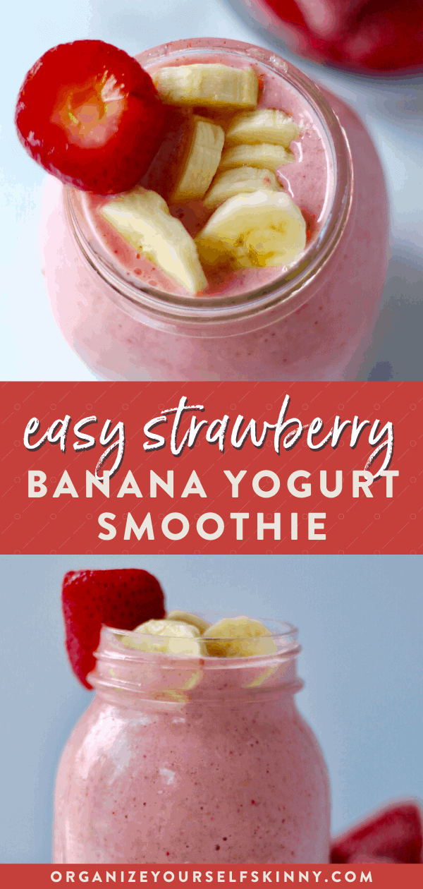 Strawberry Banana Yogurt Smoothie