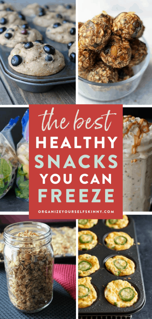 The Best Healthy Snack Recipes You Can Freeze - Organize Yourself Skinny