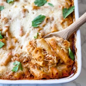 healthy baked ziti recipe