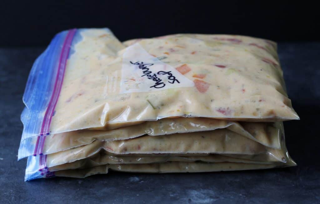 freezer bags to freeze soups