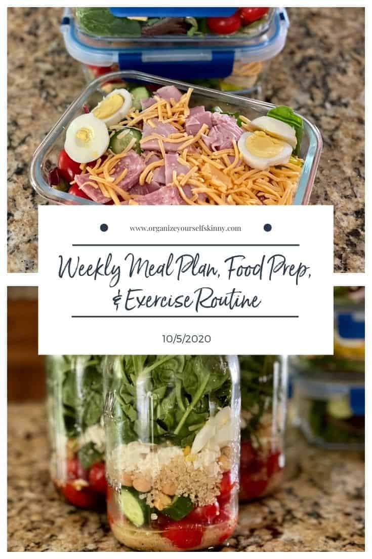 Weekly Meal Plan October 5th, 2020