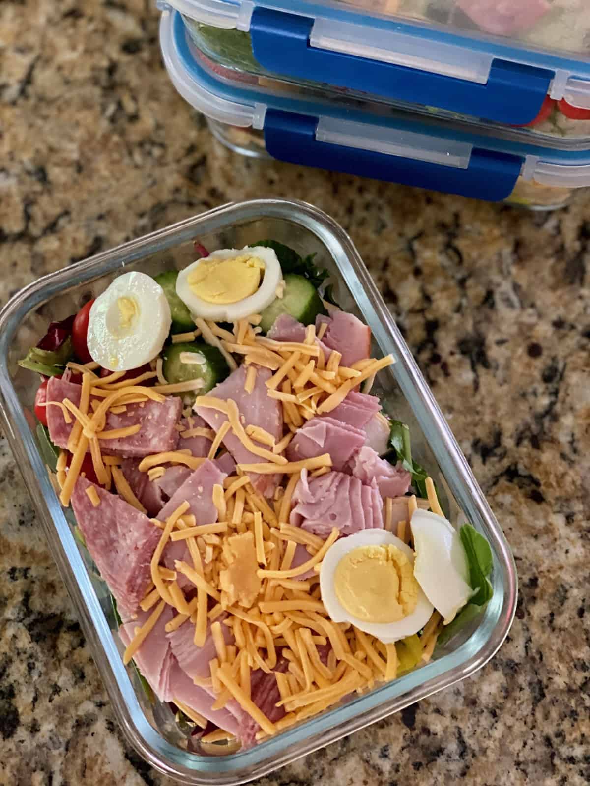husbands salads for the week