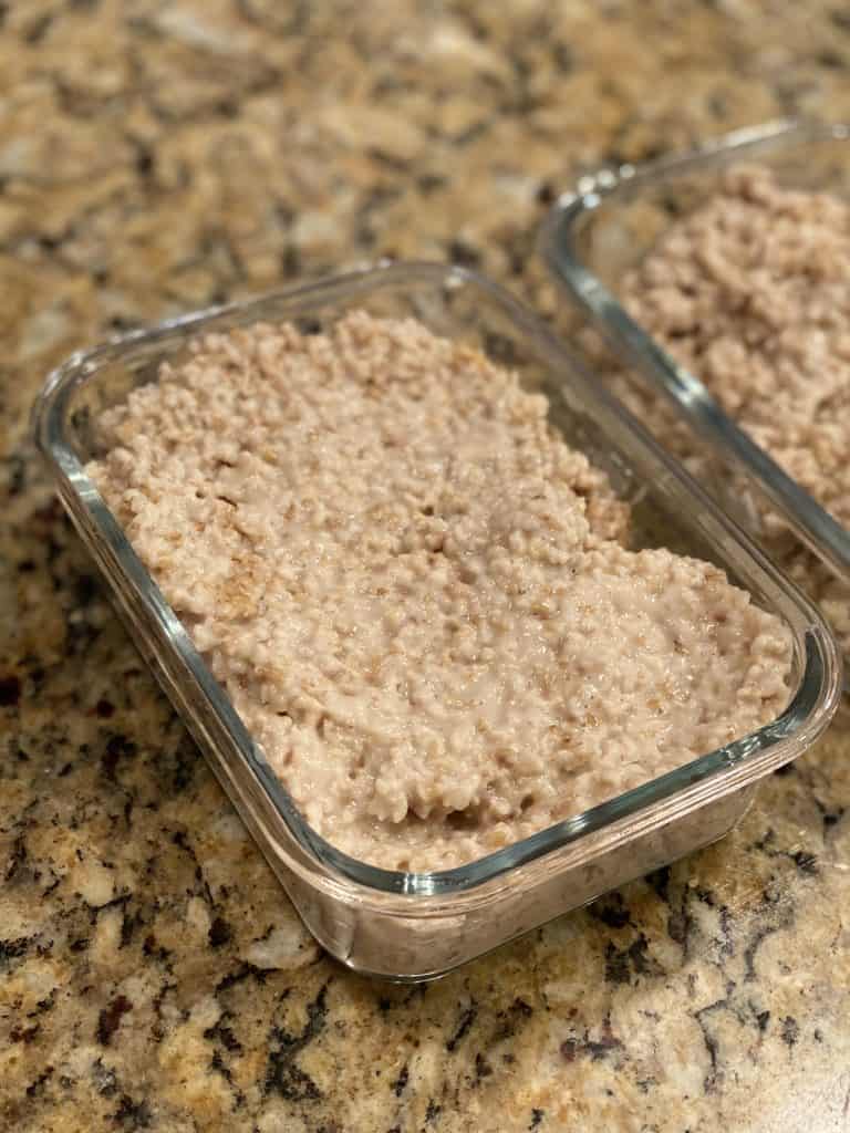 steel cut oats meal prep