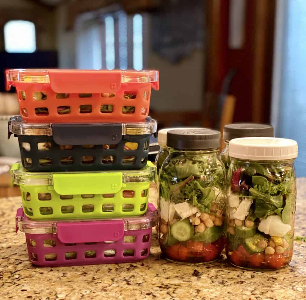 salads made for the week