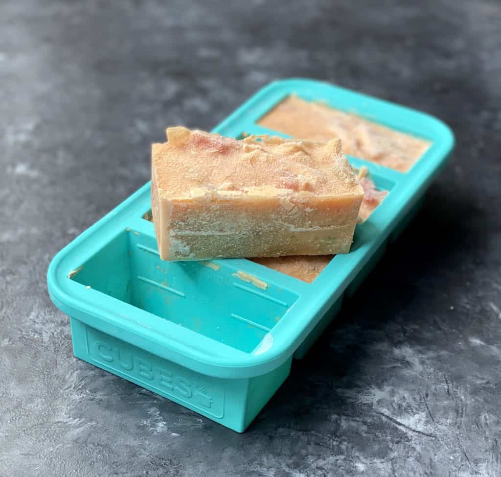 using super cubes to freeze soup