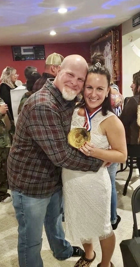 mike and I at a halloween party