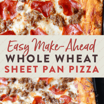 Healthy Sheet Pan Pizza - Organize Yourself Skinny