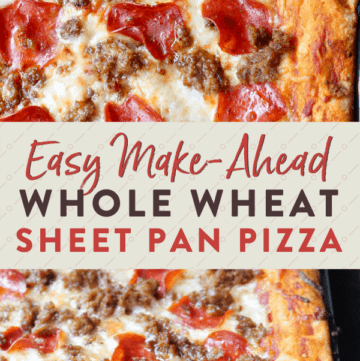 Half Sheet Pan Pizza - Clean Eating with kids