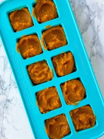 super cubes with pumpkin puree