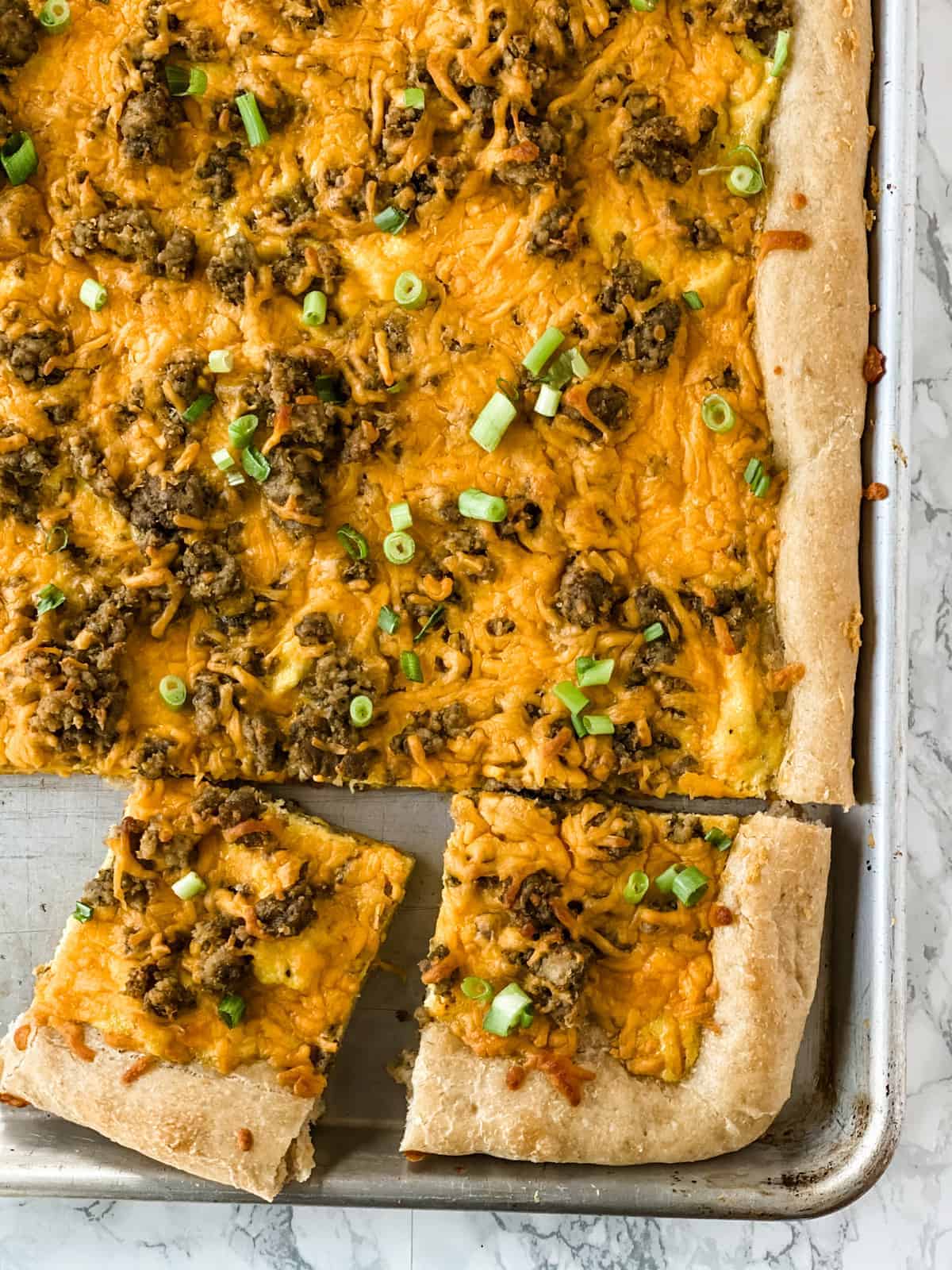 Sheet Pan Breakfast Pizza