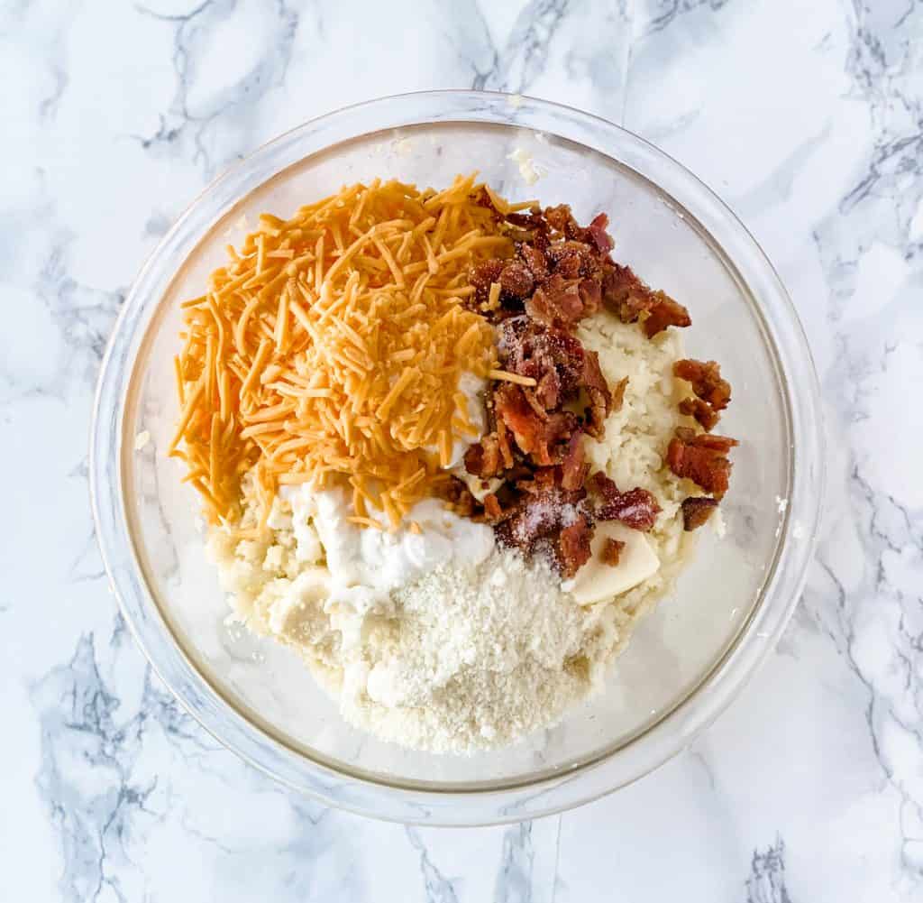 ingredients to use for cauliflower mashed potatoes