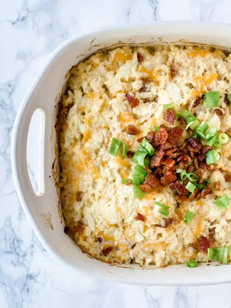 twice baked cauliflower mash