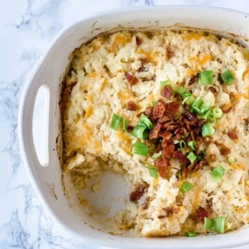 loaded cauliflower mash