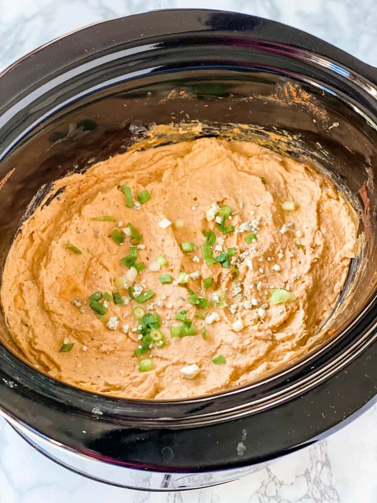 slow cooker buffalo chicken dip