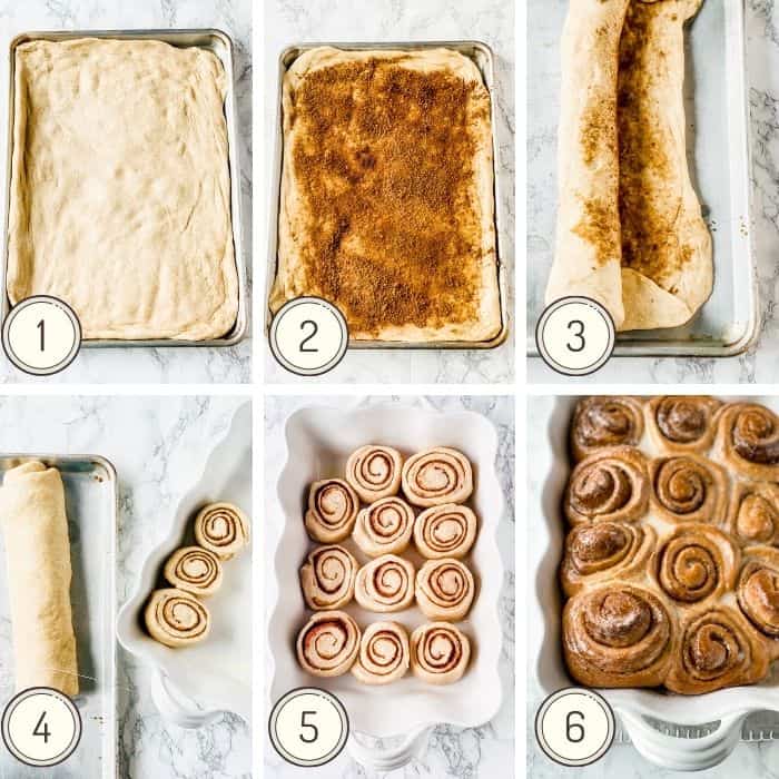 steps to make cinnamon rolls