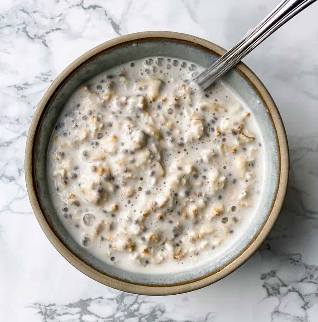 avena para la noche sin guarnición
