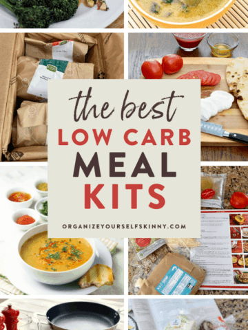Low carb meal delivery kits