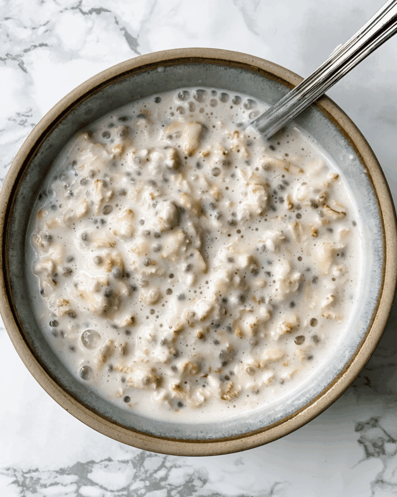 overnight oats with milk