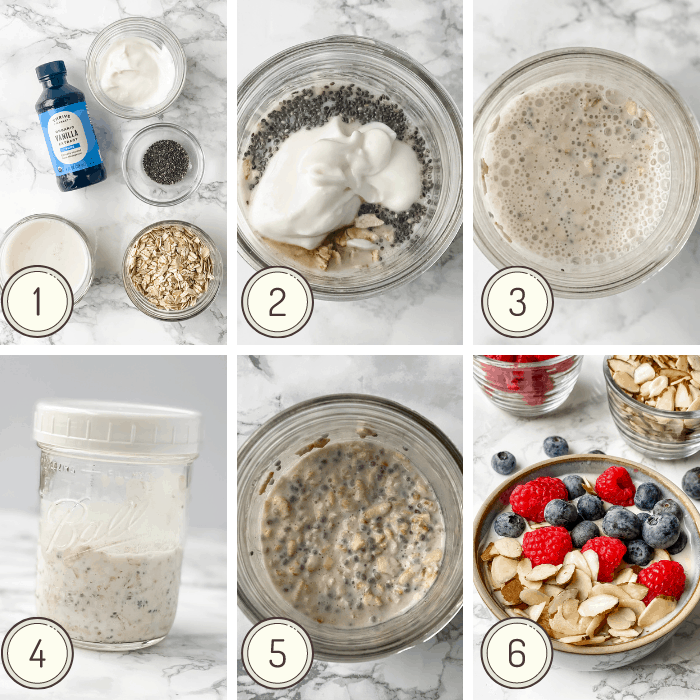 Easy Vanilla Overnight Oats Recipe - No Getting Off This Train