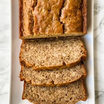 healthy banana bread