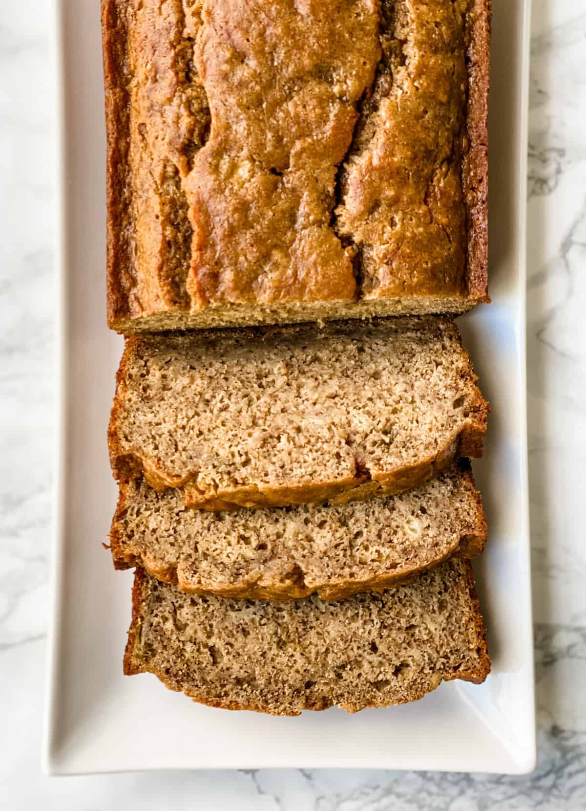 Healthy Banana Bread Recipe - Organize Yourself Skinny