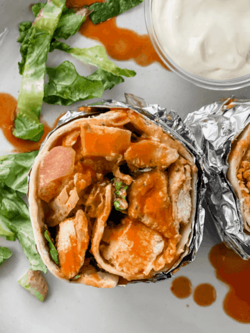 Buffalo chicken wrap recipe