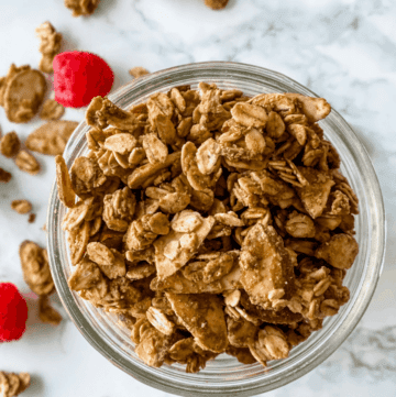 almond butter granola picture