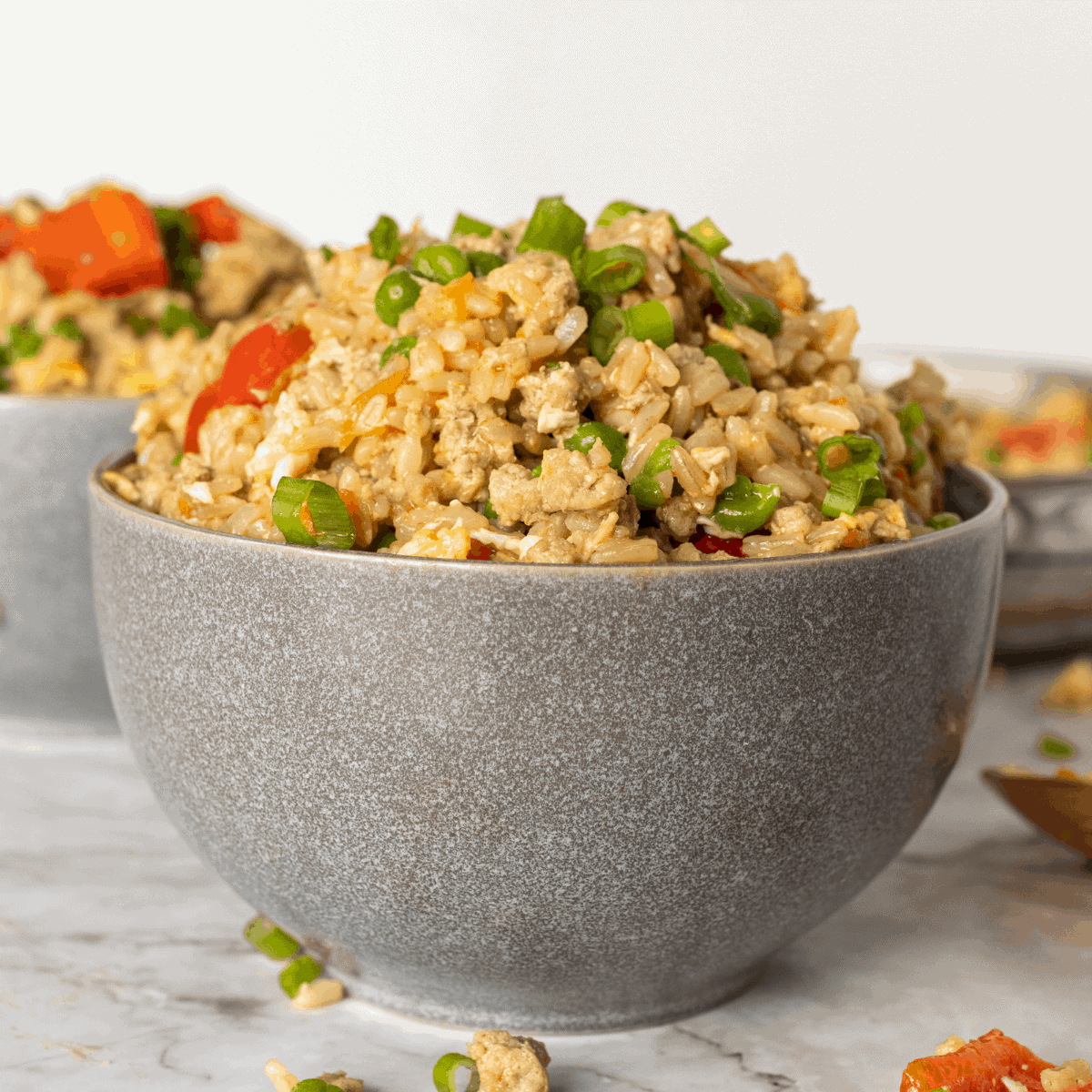 Healthy turkey fried rice recipe