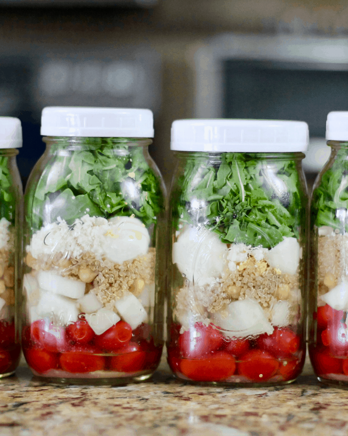 California Salad in a Jar - Organize Yourself Skinny