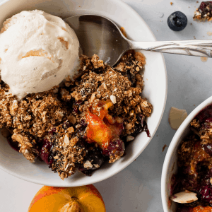 Blueberry Peach Crisp