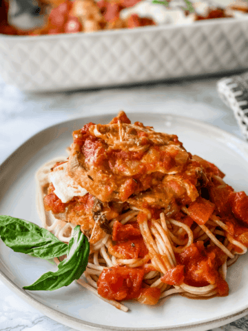 baked Eggplant Parmesan