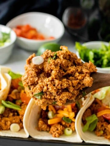 crockpot turkey tacos