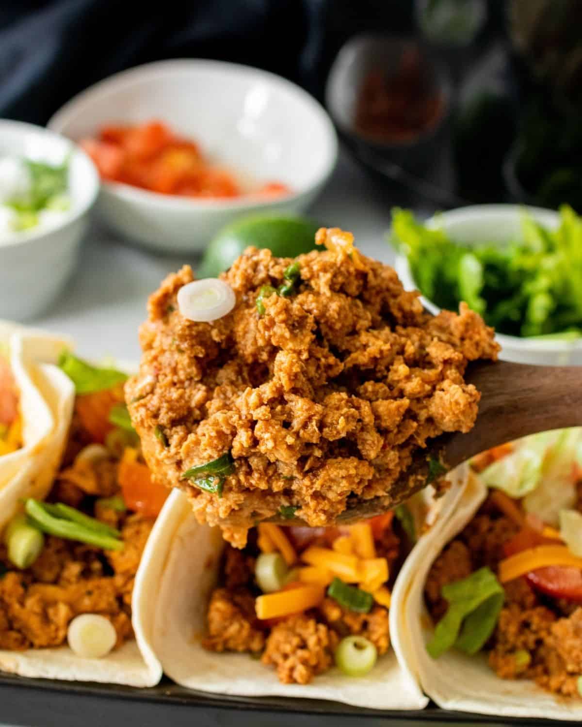 crockpot turkey tacos