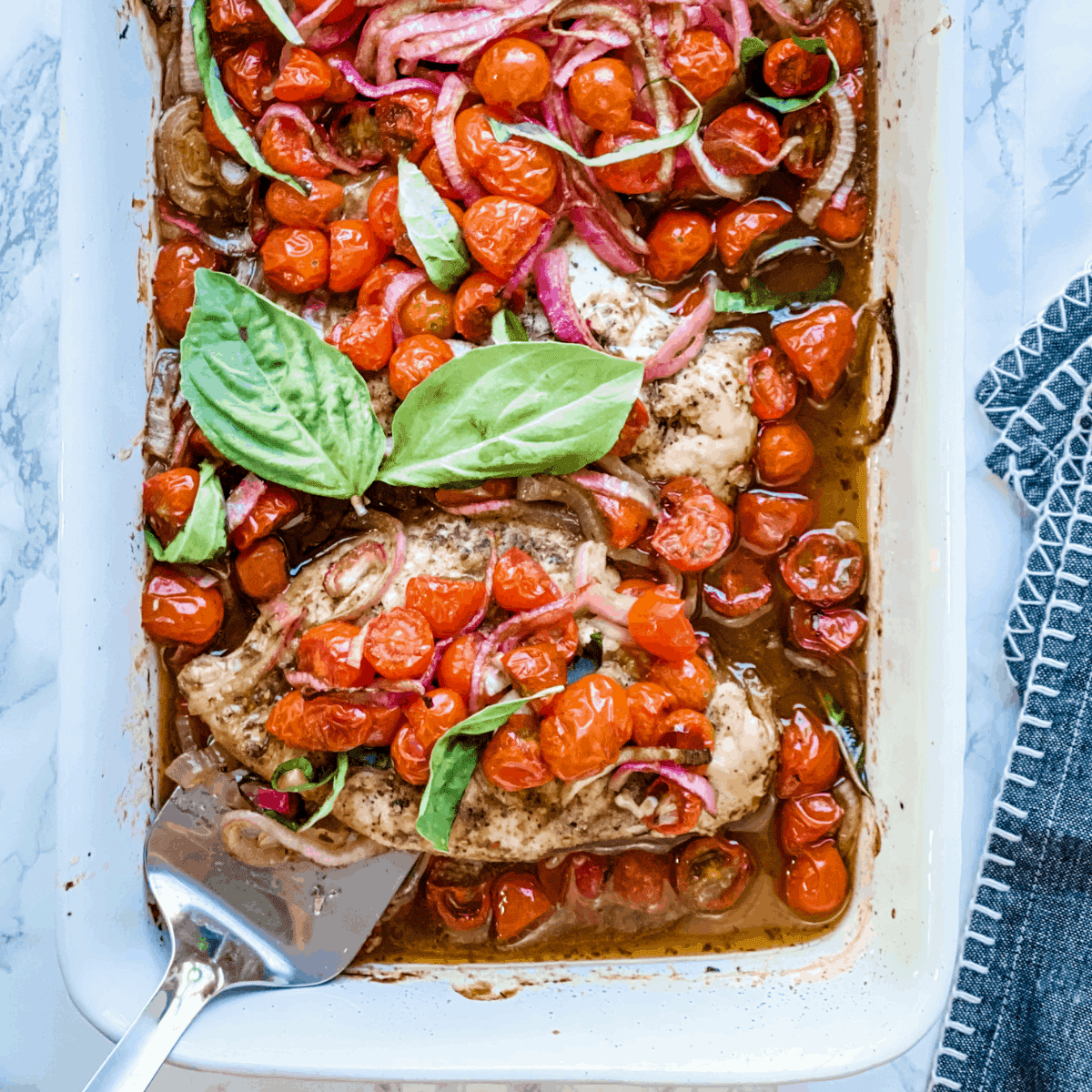 Chicken Bruschetta Bake